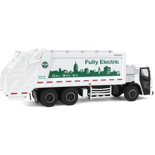 Manufacturer_Greenlight Collectibles Tow & Straight Trucks<1/64 2021 Mack LR Electric Rear Loader Refuse Truck, DSNY, SD Trucks Series 17