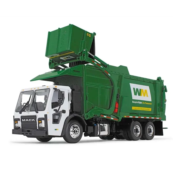 Manufacturer_First Gear, Inc. Tow & Straight Trucks<1/34 Mack LR w/ McNeilus Meridian Front Loader & Dumpster, Waste Management