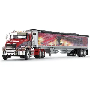 Manufacturer_DCP by First Gear Agricultural Trucks<1/64 Mack Pinnacle w/ Wilson Pacesetter Grain Trailer, Mercier Transport - Our Fallen Heroes, DCP by First Gear