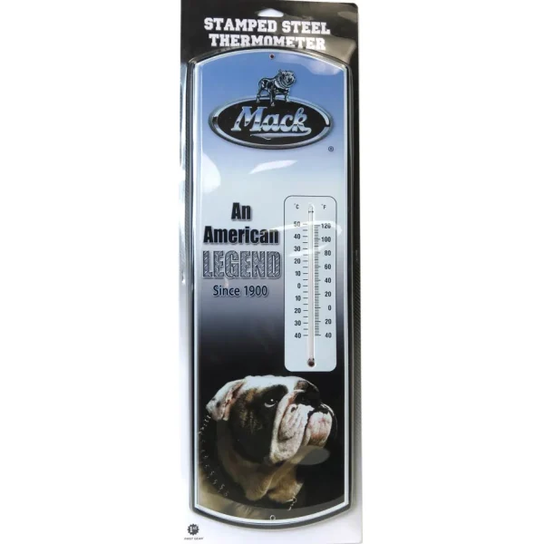 Manufacturer_First Gear, Inc. Branded Signs | Outdoor<Mack Truck "An American Legend Since 1900" 24 Inch Steel Thermometer