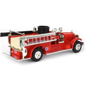 Manufacturer_ERTL Emergency Vehicles<1/30 Mandan Refinery Seagrave Fire Engine Coin Bank