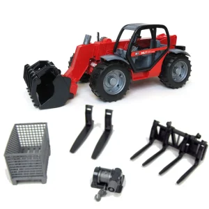 Outback Toys Loaders<1/16 Manitou Tele-Handler MLT 633 with Pallet Forks and Accessories