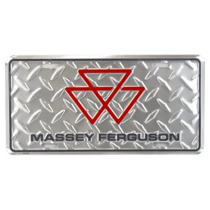 Outback Toys Bed & Bath | Kitchen<Massey Ferguson Aluminum Diamond Embossed License Plate