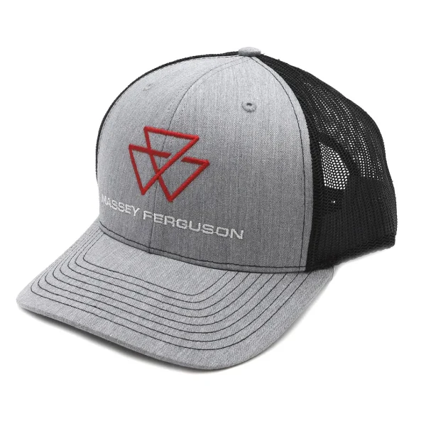 Outback Toys Agco, Allis, Massey & More<Massey Ferguson Gray Richardson Trucker Cap with Black Mesh Back