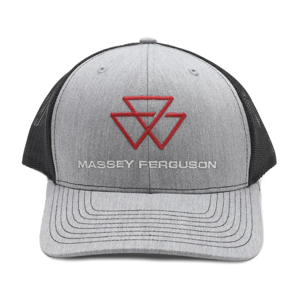 Outback Toys Agco, Allis, Massey & More<Massey Ferguson Gray Richardson Trucker Cap with Black Mesh Back