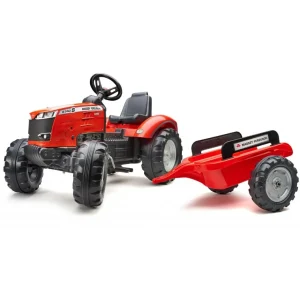Manufacturer_Falk Agco, Massey & More<Massey Ferguson 8740S Pedal Tractor with Trailer by Falk