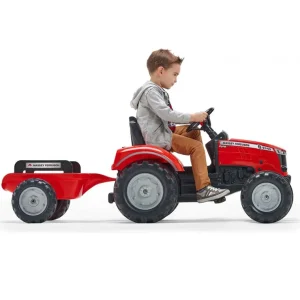 Manufacturer_Falk Agco, Massey & More<Massey Ferguson 8740S Pedal Tractor with Trailer by Falk