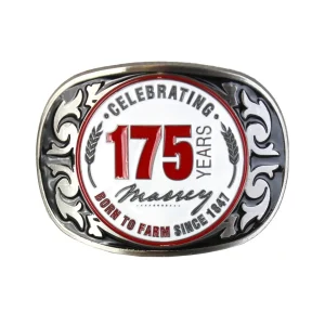 Manufacturer_SpecCast Agco, Allis, Massey & More<Massey Ferguson 175th Anniversary Belt Buckle