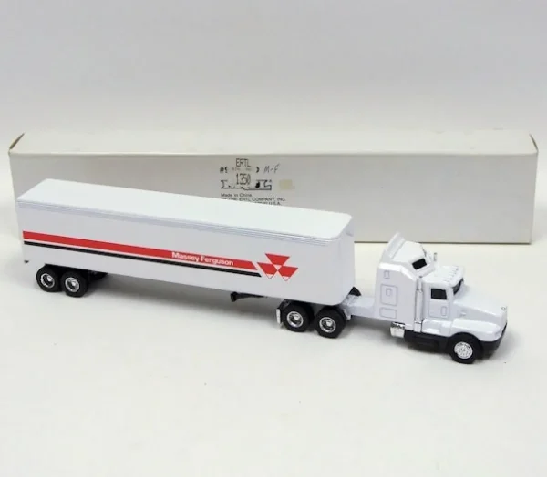 Manufacturer_ERTL Box Trucks & Trailers<1/64 Massey Ferguson Tractor Trailer by ERTL