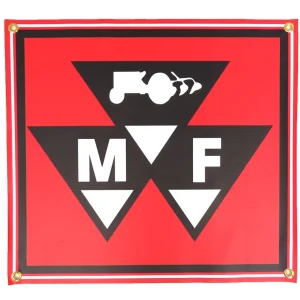 Outback Toys Outdoor<Massey Ferguson Triangle Logo 20in x 22in Vinyl Banner