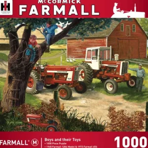 Outback Toys Games & Puzzles<Master Pieces 1000 Pc Farmall "Boys and their Toys" Puzzle