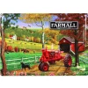 Outback Toys Branded Signs<McCormick-Deering Farmall Tractor Covered Bridge Scene Tin Sign, 17in x 12in