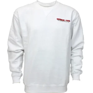 Outback Toys Obt Exclusives | Other Clothing<Men's Logo White Starting Point Solid Fleece Crew Neck Sweatshirt