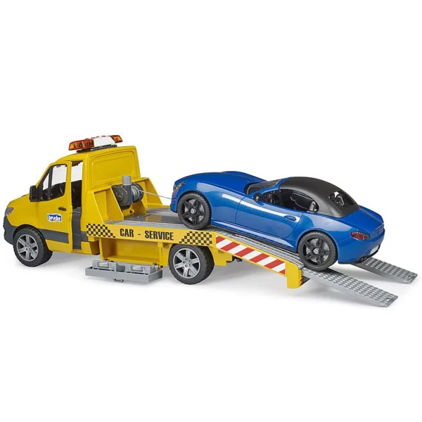 Manufacturer_Bruder Toys Tow & Straight Trucks<1/16 Mercedes-Benz Sprinter Autotransporter with Roadster by Bruder