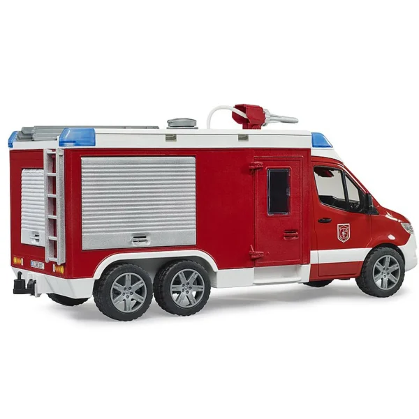 Manufacturer_Bruder Toys Emergency Vehicles<1/16 Mercedes-Benz Sprinter Fire Rescue Truck with Water Pump and Lights & Sounds by Bruder