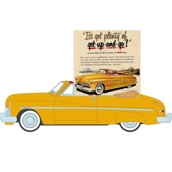 Manufacturer_Greenlight Collectibles Cars & Suvs<1/64 1949 Mercury Eight Convertible, Vintage Ad Cars Series 9