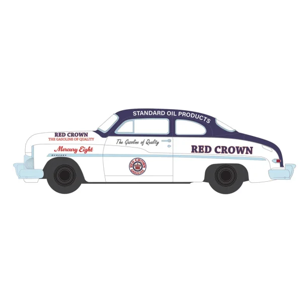 Manufacturer_Greenlight Collectibles Cars & Suvs<1/64 1949 Mercury Eight Coupe, Red Crown, Running on Empty Series 17