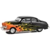 Manufacturer_Greenlight Collectibles Cars & Suvs<1/64 1949 Mercury Eight 2-Door Coupe, Black with Flames, Hobby Exclusive