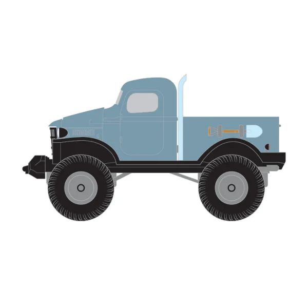Manufacturer_Greenlight Collectibles Cars & Suvs | Pickup Trucks<1/64 1941 Military Half Ton 4x4, Slate Blue, All-Terrain Series 17