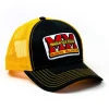 Outback Toys Agco, Allis, Massey & More<Minneapolis-Moline Logo Black and Gold Mesh Back Hat