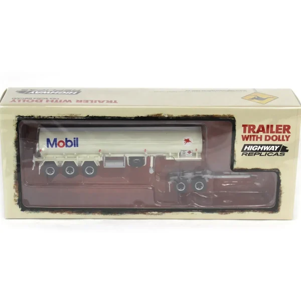 Manufacturer_Highway Replicas Agricultural Trucks | Tanker Trucks<1/64 Mobil Tanker Trailer with Dolly by Highway Replicas