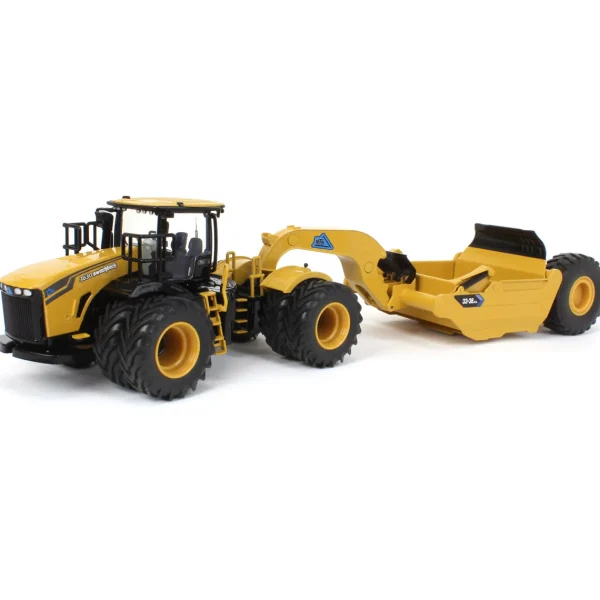 Manufacturer_SpecCast Scrapers<1/50 Mobile Track Solutions 3630 Switchback Articulating 4WD Tractor & 33-38XL Towed Scraper