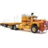 Manufacturer_Highway Replicas Lowboys & Flatbeds<1/64 Neil Mansell Transport Road Train with Mack Truck, Dolly & 2 Freight Trailers by Highway Replicas