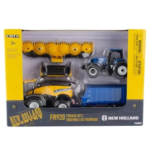Manufacturer_ERTL Combines & Harvesters<1/64 New Holland 3 Piece Forage Harvester Set