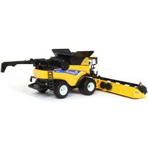 Manufacturer_ERTL Combines & Harvesters<1/64 New Holland CR9.90 Combine w/ Folding Corn Head & Draper Head, 45th Anniv, ERTL Prestige Collection