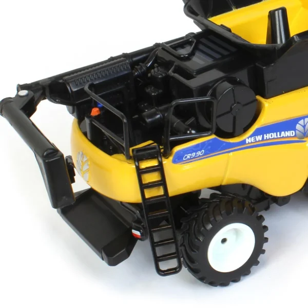 Manufacturer_ERTL Combines & Harvesters<1/64 New Holland CR9.90 Combine w/ Folding Corn Head & Draper Head, 45th Anniv, ERTL Prestige Collection