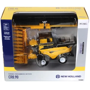 Manufacturer_ERTL Combines & Harvesters<1/64 New Holland CR8.90 Combine with Corn & Grain Heads, ERTL Prestige Collection