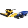 Manufacturer_ERTL Combines & Harvesters<1/64 New Holland CR8.90 SmartTrax Combine Set by ERTL