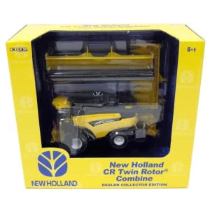 Manufacturer_ERTL Combines & Harvesters<1/64 New Holland CR970 Twin Rotor Combine with Corn & Grain Heads, Dealer Collector Edition