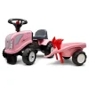 Manufacturer_Falk New Holland & Caterpillar<New Holland Girl's Pink Ride-on Tractor with Trailer and Tools