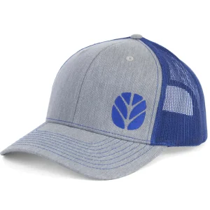 Outback Toys New Holland & Ford<New Holland Heather Gray Cap with Royal Blue Mesh Back