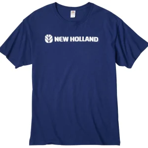 Outback Toys New Holland & Ford<New Holland Logo Blue Short Sleeve T-Shirt