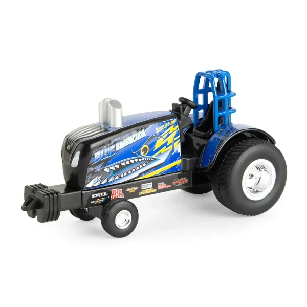 Manufacturer_ERTL Pulling Tractors | Pickup Trucks<1/64 New Holland "Blue Barracuda" Pulling Tractor with Pickup Truck & Trailer