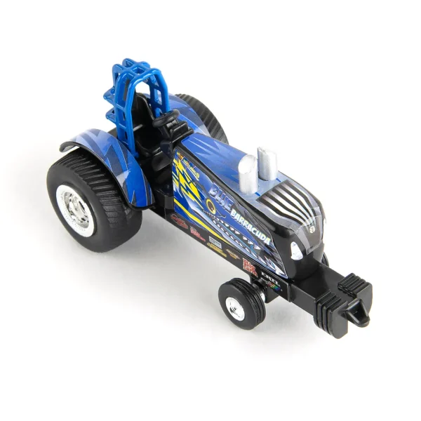 Manufacturer_ERTL Pulling Tractors | Pickup Trucks<1/64 New Holland "Blue Barracuda" Pulling Tractor with Pickup Truck & Trailer