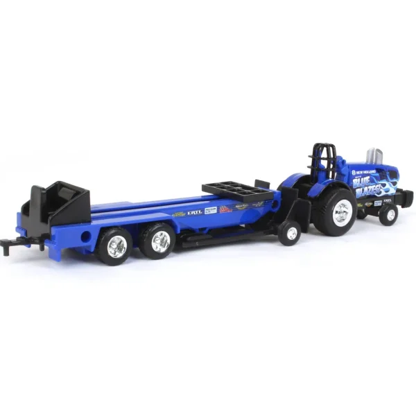 Manufacturer_ERTL Pulling Tractors<1/64 New Holland "Blue Blazes" Pulling Tractor with Pulling Sled