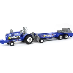 Manufacturer_ERTL Pulling Tractors<1/64 New Holland "Fast Forward" Pulling Tractor with Sled