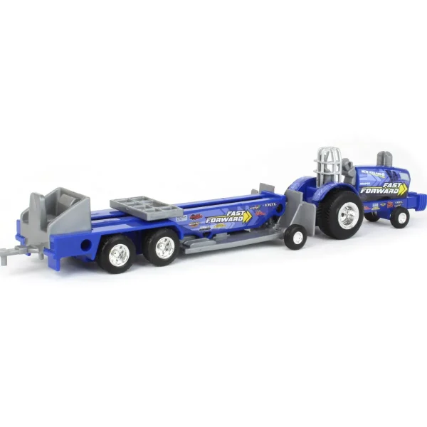 Manufacturer_ERTL Pulling Tractors<1/64 New Holland "Fast Forward" Pulling Tractor with Sled