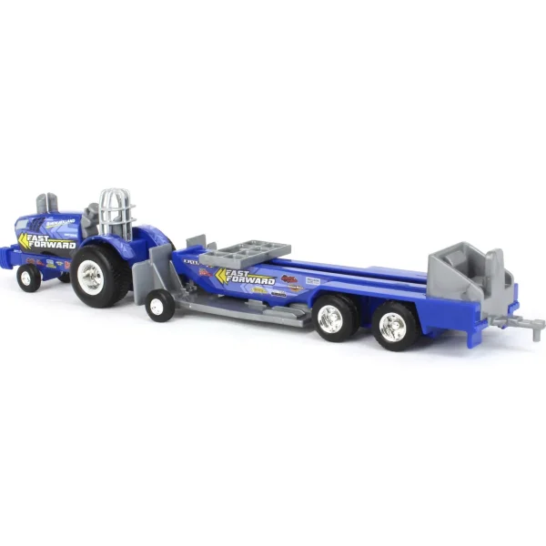 Manufacturer_ERTL Pulling Tractors<1/64 New Holland "Fast Forward" Pulling Tractor with Sled