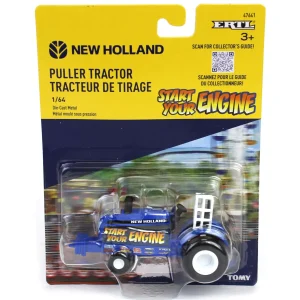 Manufacturer_ERTL Pulling Tractors<1/64 New Holland "Start Your Engine" Pulling Tractor