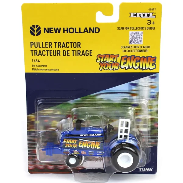Manufacturer_ERTL Pulling Tractors<1/64 New Holland "Start Your Engine" Pulling Tractor