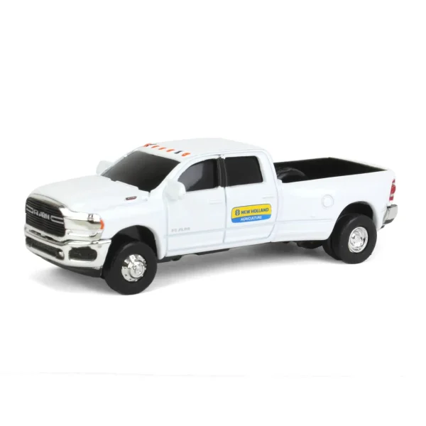 Manufacturer_ERTL Pickup Trucks<1/64 New Holland RAM 3500 Big Horn Dealership Pickup by ERTL