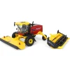 Manufacturer_ERTL Combines & Harvesters<1/64 New Holland Speedrower 220 PLUS Self-Propelled Windrower w/ Both Heads, 2022 Farm Show