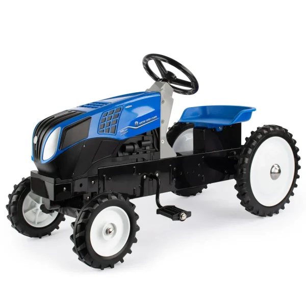 Manufacturer_ERTL New Holland & Caterpillar<New Holland T8 Die-cast Steel Pedal Tractor with MFD Tires by ERTL