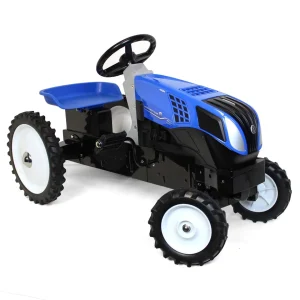 Manufacturer_ERTL New Holland & Caterpillar<New Holland T8 Die-cast Steel Pedal Tractor with MFD Tires by ERTL