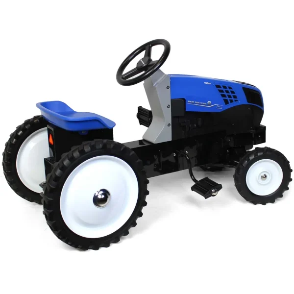 Manufacturer_ERTL New Holland & Caterpillar<New Holland T8 Die-cast Steel Pedal Tractor with MFD Tires by ERTL
