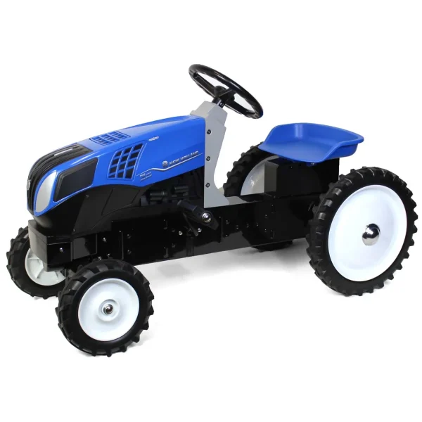 Manufacturer_ERTL New Holland & Caterpillar<New Holland T8 Die-cast Steel Pedal Tractor with MFD Tires by ERTL